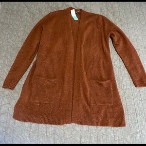 Burnt Orange Confetti Cardigan Stitch Fix